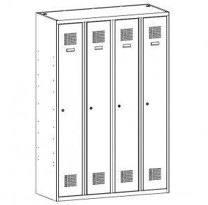 Sum 340 W - Szafa ubraniowa socjalna 1200