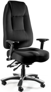 Fotel COMMANDER 150 kg - pancerny fotel 24/7 z atestem BS 5459