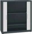 Szafa biurowa z 2 półkami obciążenie 60kg metalowa wysoka jakość SBM 105M.webp