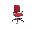 Czerwony fotel biurowy zgodny z rozporządzeniem MPiPS-EVO005.png