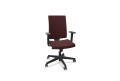Bordowy fotel biurowy Navigo; profesjonalne wsparcie lędźwi-SM06.png