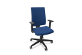 Granatowy fotel biurowy Navigo; atestowana tapicerka-SM07.png