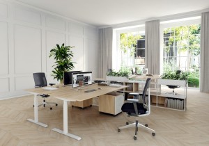 Biurko elektryczne InUP - Profesjonalne biurko z regulacją wysokości