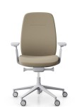 Fotel Profim Pace 100SFL MAX | Tapicerowane oparcie | Jasnoszary