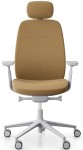 Fotel ergonomiczny Profim Pace z zagłówkiem | jasnoszary