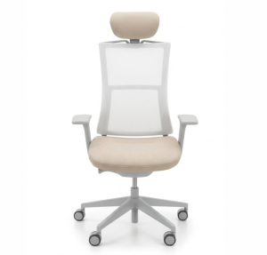 Fotel biurowy Profim Violle z zagłówkiem | siatka | jasny