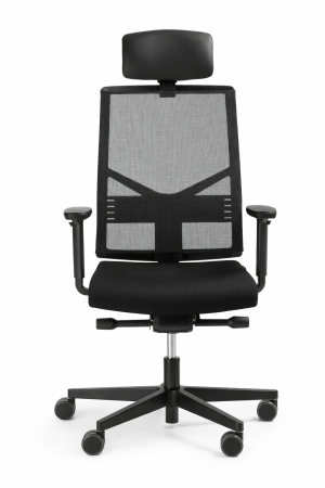 Fotel Eleven EL 103 z zagłówkiem Czarny | Wysyłka 24h 