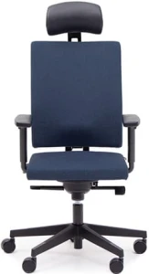 Szeroki fotel biurowy z zagłówkiem Bejot Mate MT 103