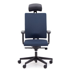 Szeroki fotel biurowy z zagłówkiem Bejot Mate MT 103