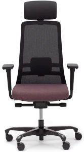 Ergonomiczny fotel biurowy Double DB 103 z zagłówkiem