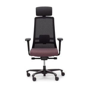 Ergonomiczny fotel biurowy Double DB 103 z zagłówkiem