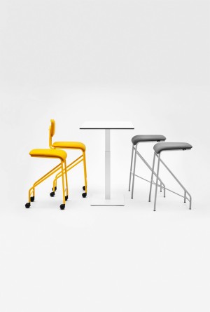 VANK_CO - Mobilne biurko na kółkach | Blat SwissCDF 100x68 cm