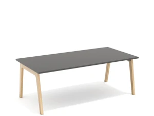 Stół konferencyjny BALWOO na dębowych nogach | Prostokąt i Beczułka