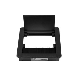 Aluminiowa przelotka kablowa z maskownicą szczotkową