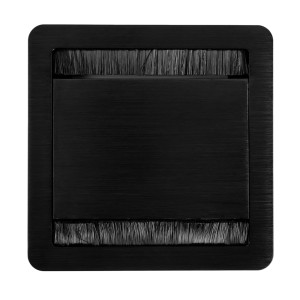 Przepust kablowy dwustronny - aluminiowy z maskownicą szczotkową