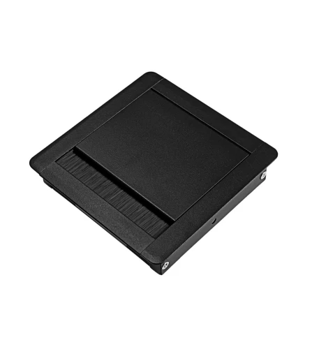 Aluminiowa przelotka kablowa z maskownicą szczotkową