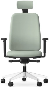 Fotel biurowy TIME Black | Oparcie Tapicerowane