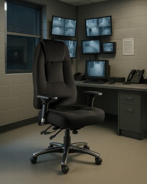 Fotel COMMANDER 150 kg - pancerny fotel 24/7 z atestem BS 5459
