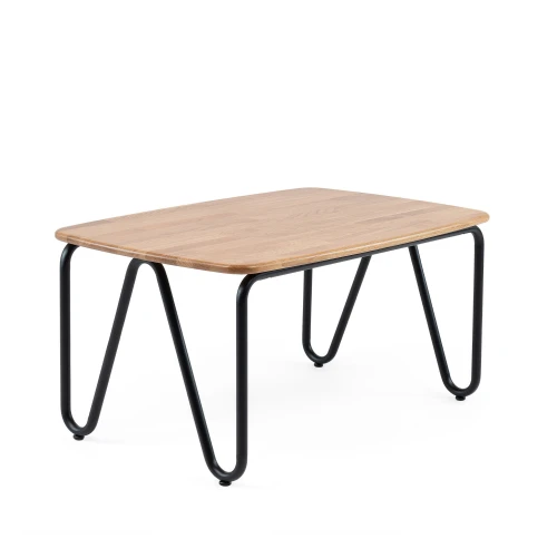 Stolik kawowy w stylu retro Bejot Clip 90x60 cm