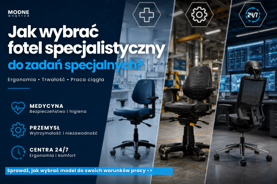 Jak wybrać fotel specjalistyczny do zadań specjalnych? Kompletny przewodnik dla medycyny, przemysłu i biur 24/7